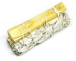 5 Inch White Sage Palo Santo ~ Smudging Incense For Smoke Cleansing, Purify - £6.27 GBP