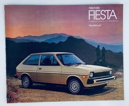 1980 Ford Fiesta Dealer Showroom Sales Brochure Guide Catalog - £11.15 GBP