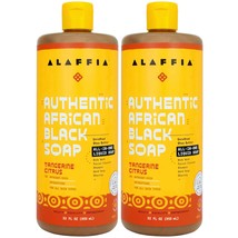 Alaffia Skin Care, Authentic African Black Soap, All in One Liquid Soap, Moistur - £54.34 GBP