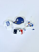 LOS ANGELES DODGERS MLB RUBBERIZED CROC SHOE CHARMS PINS DECORATIONS SET... - $12.73