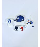 LOS ANGELES DODGERS MLB RUBBERIZED CROC SHOE CHARMS PINS DECORATIONS SET... - $12.73