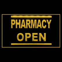 200051B Pharmacy Drug Medicine Prescription Patient Doctor Clinic LED Li... - $21.99