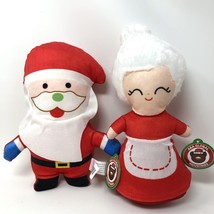 Mr. &amp; Mrs. Santa Claus Plush set Christmas toys 8” New - £15.99 GBP