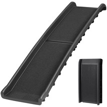 62&quot; Folding Dog Ramp Portable Pet Ramp For Car Truck Suv Non-Slip Stairs Ladder - £65.53 GBP