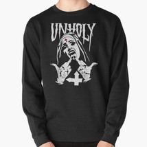 Satanic Nun Tattoos Unholy Men&#39;s Pullover Black Sweatshirt - £26.14 GBP