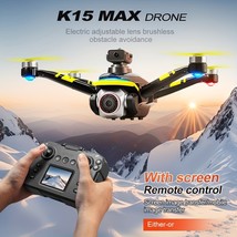 New Real-time FPV Screen Remote Control K15MAX New Popular Drone, Quad O... - $201.39 MXN
