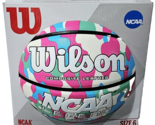 Wilson Composite Leather NCAA Legend Gold Series Basketball Pink Blue Gr... - £30.01 GBP