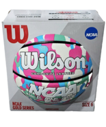 Wilson Composite Leather NCAA Legend Gold Series Basketball Pink Blue Gr... - £30.08 GBP