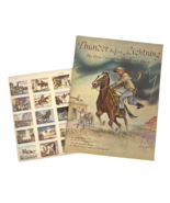 Thunder Before Lightning Pony Express in Stamp &amp; Story  Robbins Vargas 1961 - €48,22 EUR