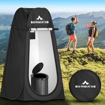 PANKAY Portable Toilet with Pop up Privacy Tent w Carry Bag - $38.00