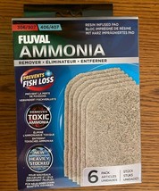 FLUVAL AMMONIA REMOVER PADS A258 6PK 404 305 405 306 406 307 407 FILTER ... - £13.40 GBP