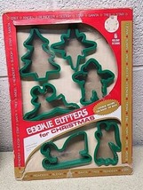 Vintage Cookie Cutter Set Christmas Assorted Shapes 6 Original Box Has s... - $290.20 MXN