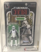 Star Wars 2023 Vintage Collection ROTJ Scout Trooper VC273 Unpunched AFA 90 UV - £182.17 GBP