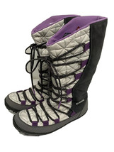 Columbia Loveland Omni-Heat Waterproof Gray Winter Boots Youth US 5 Lace Up New - £55.68 GBP
