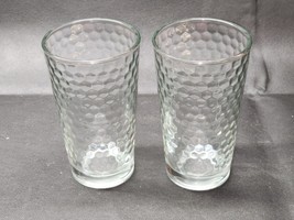 Circleware HONEYCOMB Iced Tea Beverage Glass - 15 Ounce, 5.75&quot; Tall - Pa... - $23.24 CAD