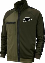 Men&#39;s Nike Sport Pack Track Jacket, BV4603 355 Multi Sizes Sequoia/Cargo Khaki/B - £79.71 GBP