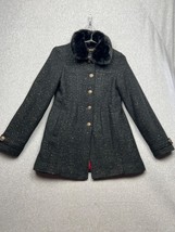 Jessica Simpson Girls Peacoat Removable Faux Fur Collar Size 16 Formal Holiday - £30.54 GBP
