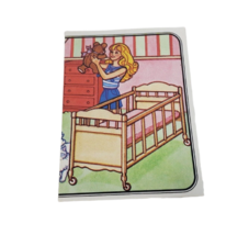 VINTAGE 1983 MATTEL FIGURINE PANINI BARBIE ALBUM STICKER NOS NEW OLD STO... - $4.75