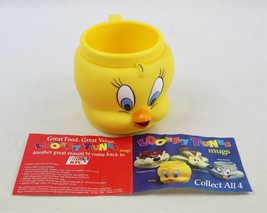 VINTAGE 1994 KFC Looney Tunes Tweety Bird Plastic Mug  - $14.84