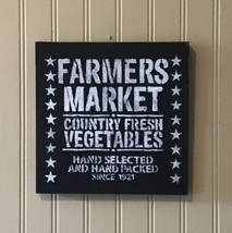 Rustic Farmers Market Wall Sign - £3.73 GBP