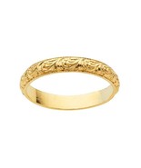 12/20 Yellow Gold-Filled Patterned Band - $44.96