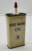 *Y17) Empty Vintage Bell System American Telephone Office Machine Oil Can - $11.87