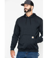 Carhartt Men&#39;s Loose Fit Midweight Logo Sleeve Graphic Hooded Sweatshirt - £38.83 GBP