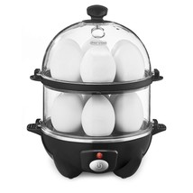 BELLA Double Tier Egg Cooker, Boiler, Rapid Maker &amp; Poacher, Meal Prep for Week, - £36.75 GBP