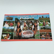 Greetings From Poland Vintage Postcard  - £3.73 GBP