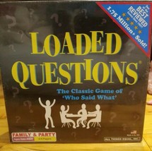 Loaded Questions Classic Family Party Game of Who Said What 2014 Family &amp; Party - £14.45 GBP