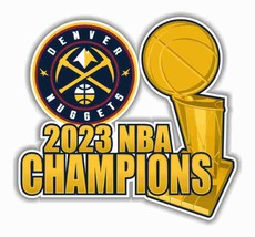 Denver Nuggets NBA Champions 2023 Round  Precision Cut Decal - £3.10 GBP+