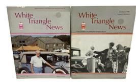 Lot 2 White Triangle News Sept Oct 1983 July August 1986 - $9.85