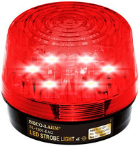 Seco-Larm SL-1301-EAQ/R Red LED Strobe Light, 6 LEDs, 9 to 15 VDC - $27.99