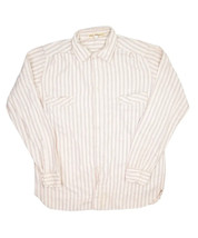 Salvatore Ferragamo Striped Shirt Mens 15.5 Cotton Flannel Made in Italy - £44.12 GBP