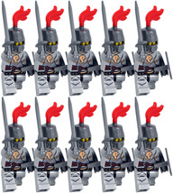 Medieval Custom Kingdom Knights x10 Minifigure Lot - £14.03 GBP