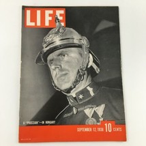 VTG Life Magazine September 12 1938 A Prussian in Hungary Newsstand - £14.90 GBP