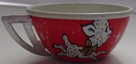 Vintage Ohio Art 1950’s Mary Had A Little Lamb Tin Childrens Tea Cup - $5.99