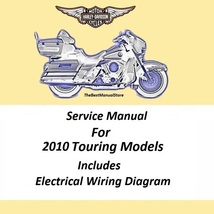 2010 Harley Davidson Touring Models Service Manual - $28.95