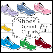 Shoes Digital Clipart Vol. 1 - $93.00 MXN