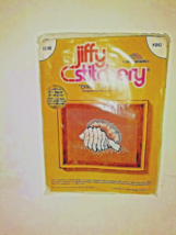 Jiffy Stitchery Onion Tun Shell Complete Embroidery Kit #842 Vtg NIP Sun... - £7.84 GBP