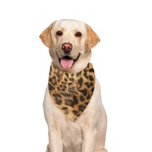 Leopard Fur Print Pet Dog Bandana (Large Size) - £15.80 GBP