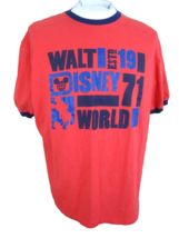 WALT DISNEY WORLD T Shirt Unisex red sz XL Mickey Mouse legacy logo open... - $14.83