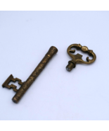 Vintage Brass key 7.5&quot;  bottle opener. opens but broken corkscrew - $225.99 MXN