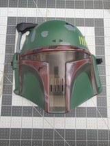 Star Wars Boba Fett Halloween Half Mask Helmet Costume Boys Med Enpire Strikes   - £7.98 GBP