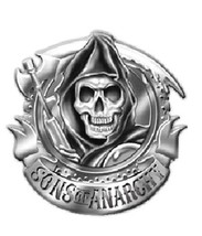 Sons of Anarchy  3-D Reaper Logo Metal Belt Buckle NEW UNUSED - $23.21