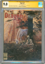 CGC SS 9.0 Dragon #110 SIGNED Larry Elmore TSR AD&amp;D Snarf SnarfQuest #35 - $179.80 CAD