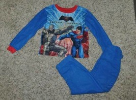 Boys Pajamas DC Comics Superman 2 Pc Long Sleeve Shirt Pants Fleece Wint... - $13.86
