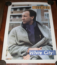 PETE TOWNSHEND White City 1985 ATCO orig PROMO POSTER The Who - £15.95 GBP