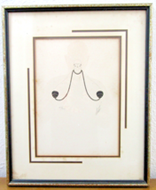 1976 &#39;&#39;Ficelle&#39;&#39; Art Deco Lithograph Signed and Numbered 127/300 by Erte, Framed - £1,184.77 GBP