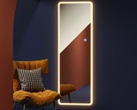 Vlsrka Over The Door Led Mirror, 47&quot;X16&quot; Full Length Mirror With, (1 Pc.. - $101.92